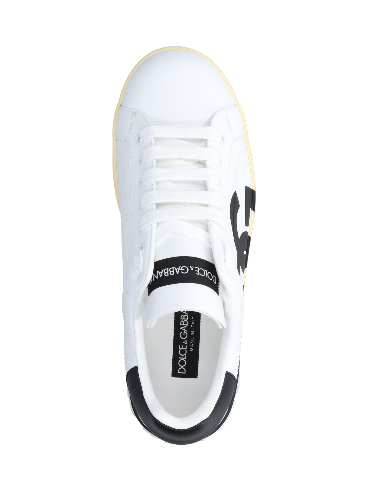 Shop Dolce & Gabbana Portofino Sneakers In White