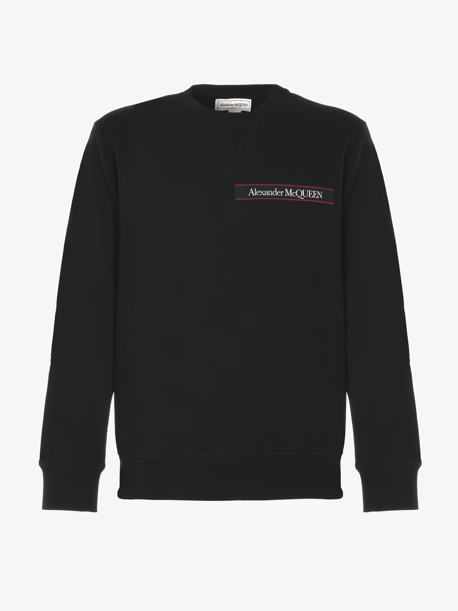 Alexander McQueen Selvedge Sweatshirt With Logo Detail