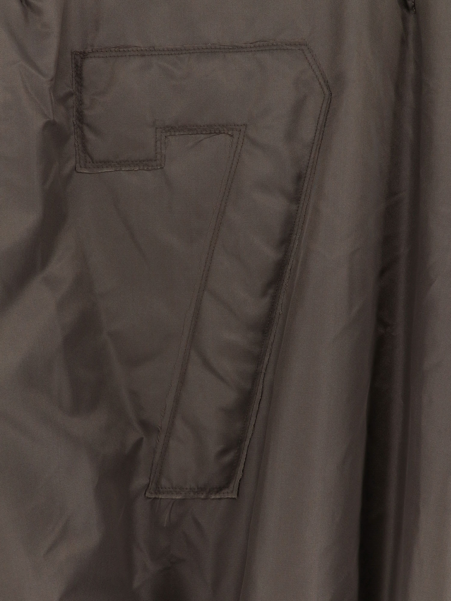 Ih Nom Uh Nit Padded Bomber Jacket Featuring Ribbed Cuffs In Brown