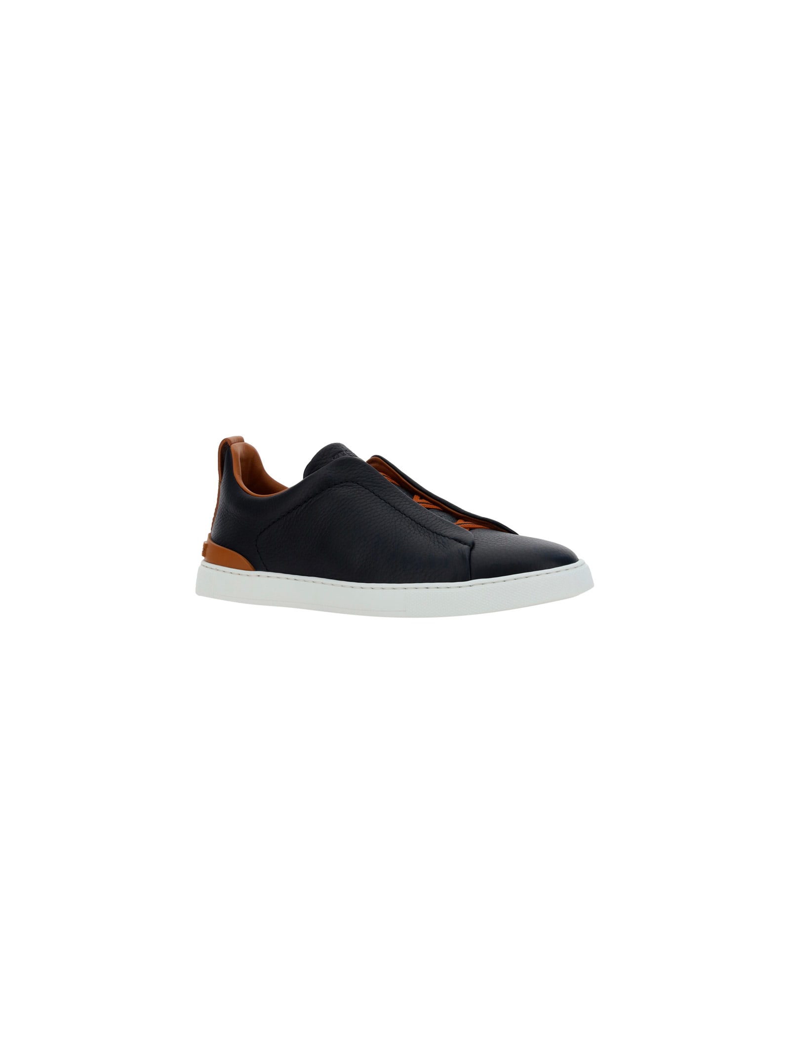 Shop Zegna Sneakers In Nero