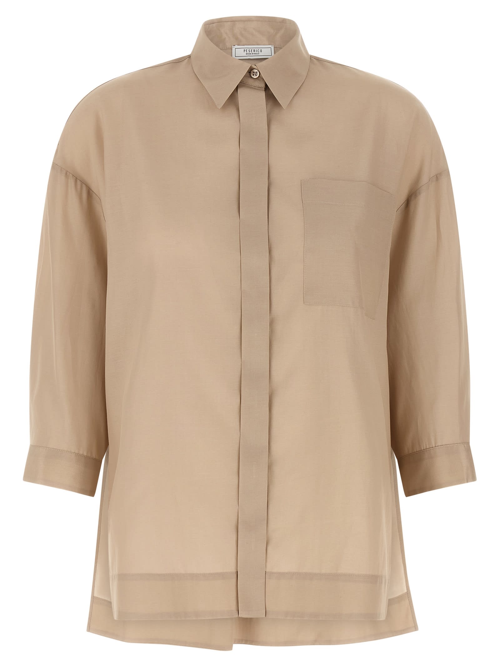 Asymmetric Hem Shirt