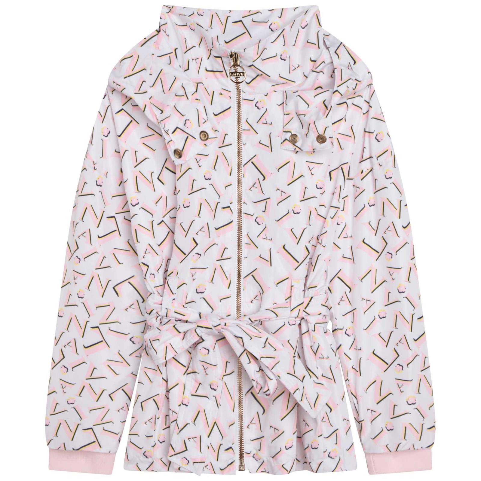 Lanvin Kids' Parka With Print In White
