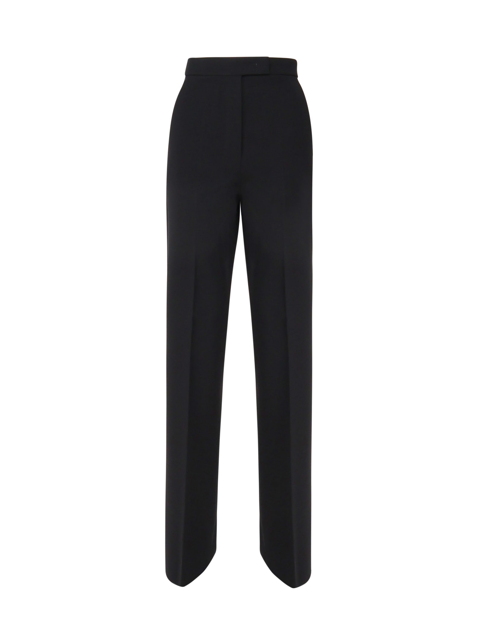 Shop Max Mara Norcia Jersey Pants In Black