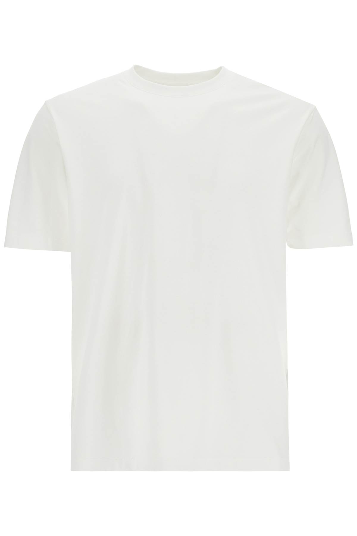 White Cotton T-shirt With uniform Of The Streets Print