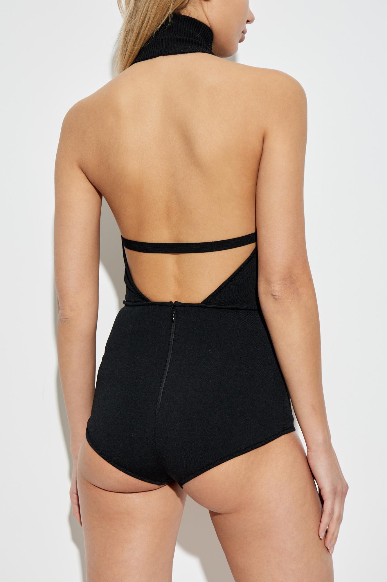 Max Mara Bodysuit Apogeo In Black