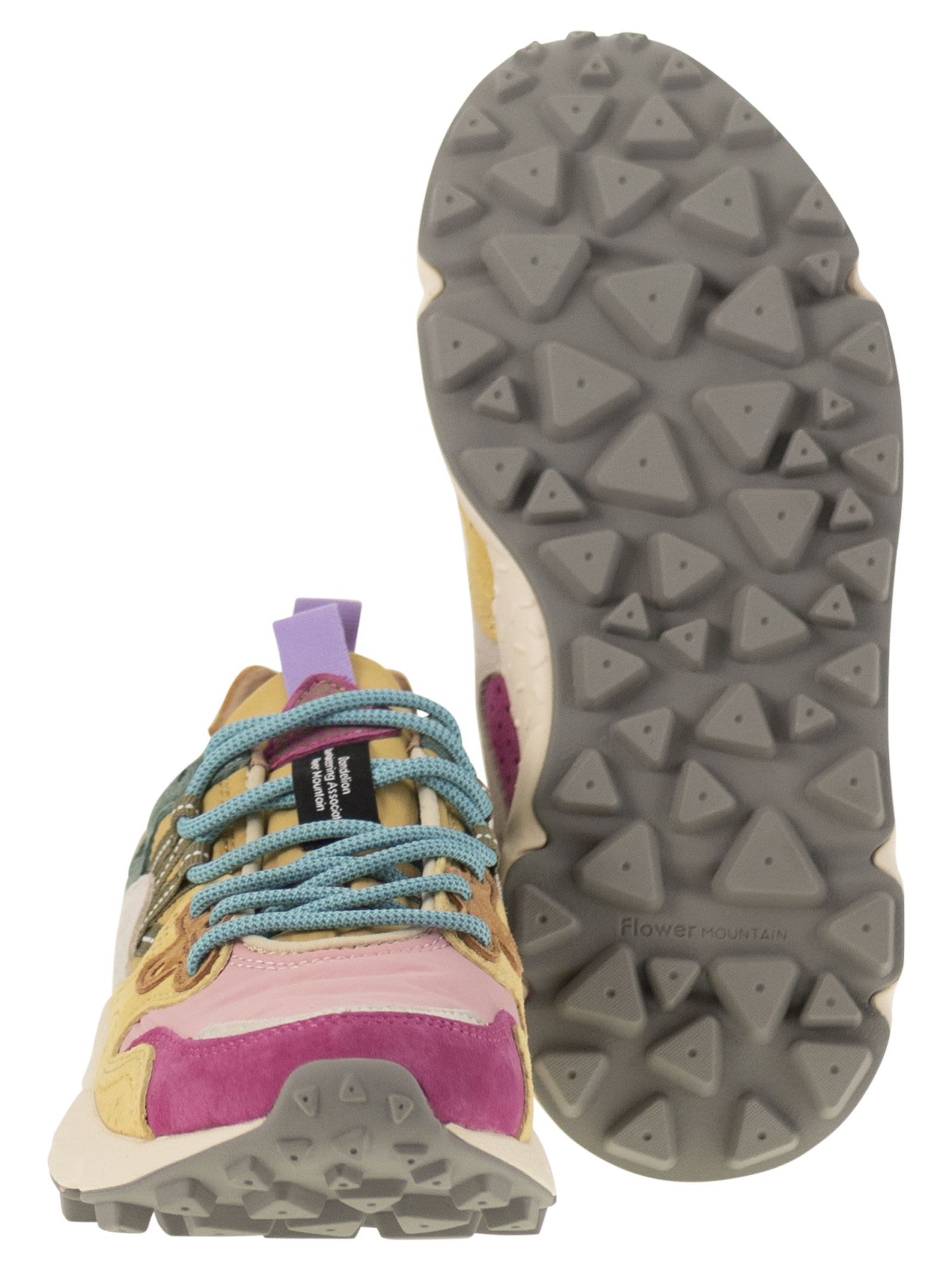 Flower Mountain Yamano 3 Sneakers In Pink/fucsia