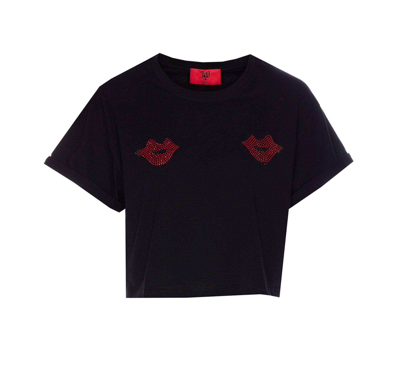 Aniye By Aniye Kiss Crop Top In Black