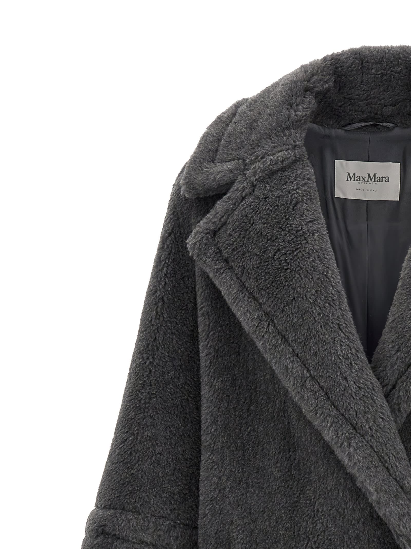 Shop Max Mara Kadiak Coat In Grey