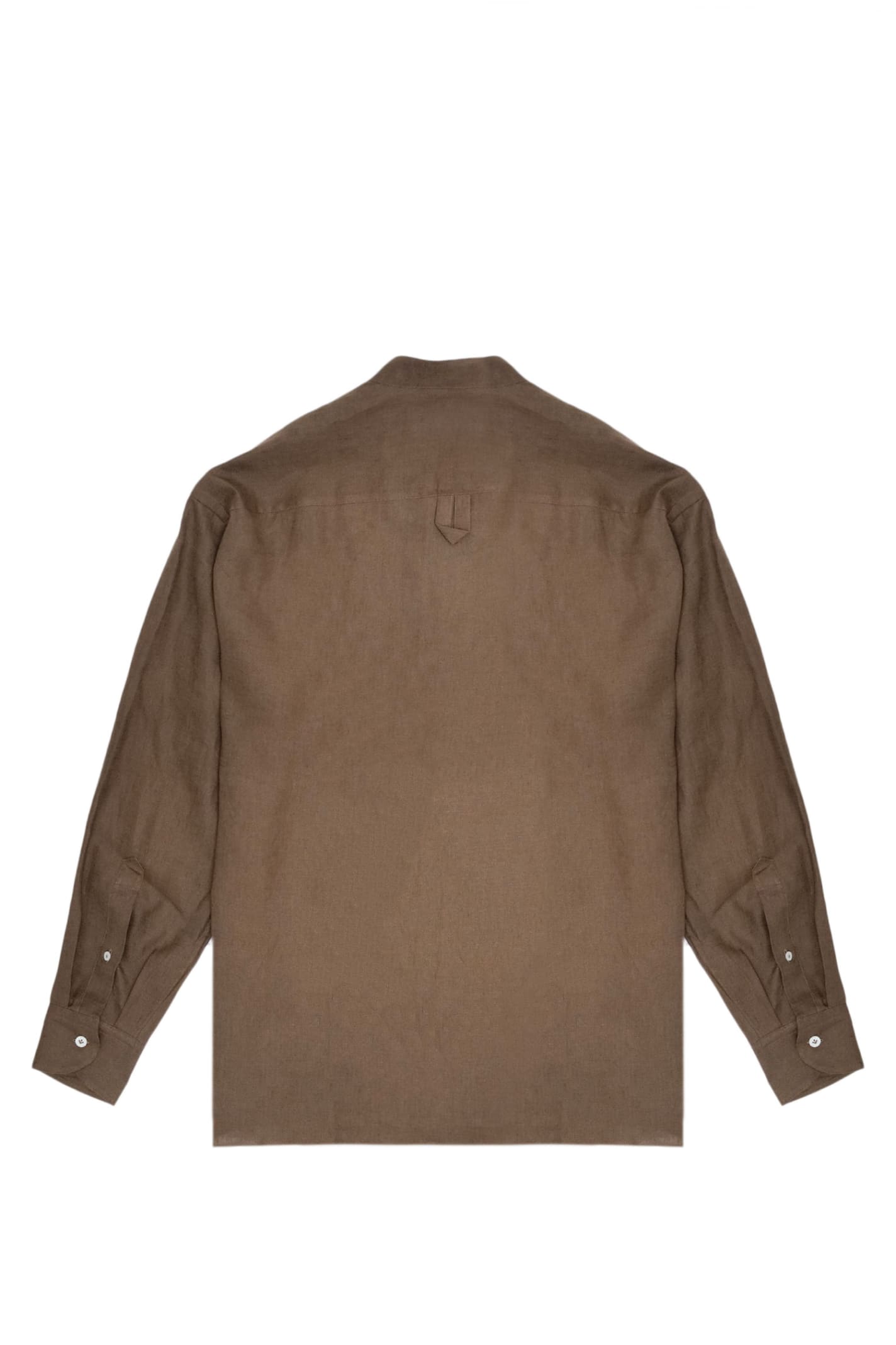 Shop Lardini Shirt In Brown