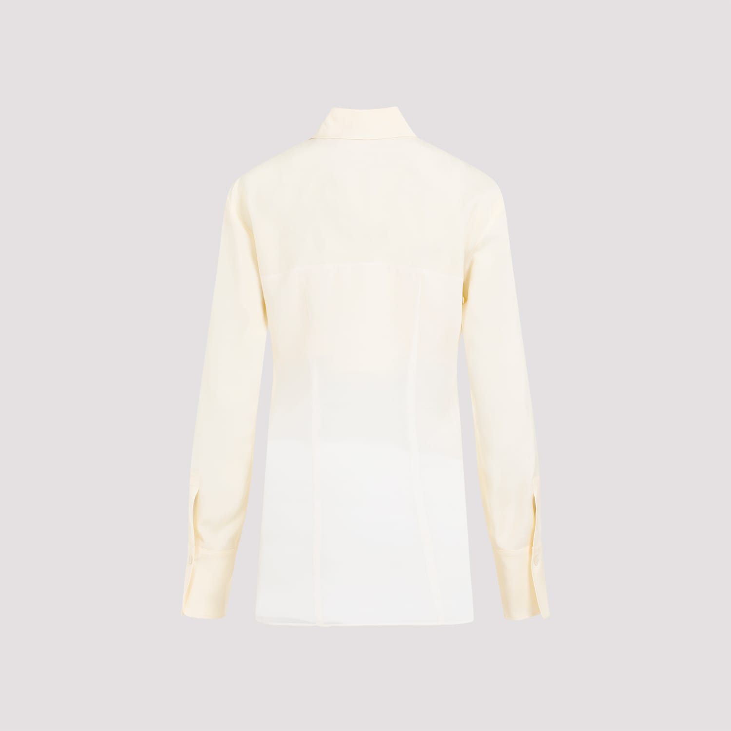 Shop Sportmax Viscose Boa Shirt In Vaniglia