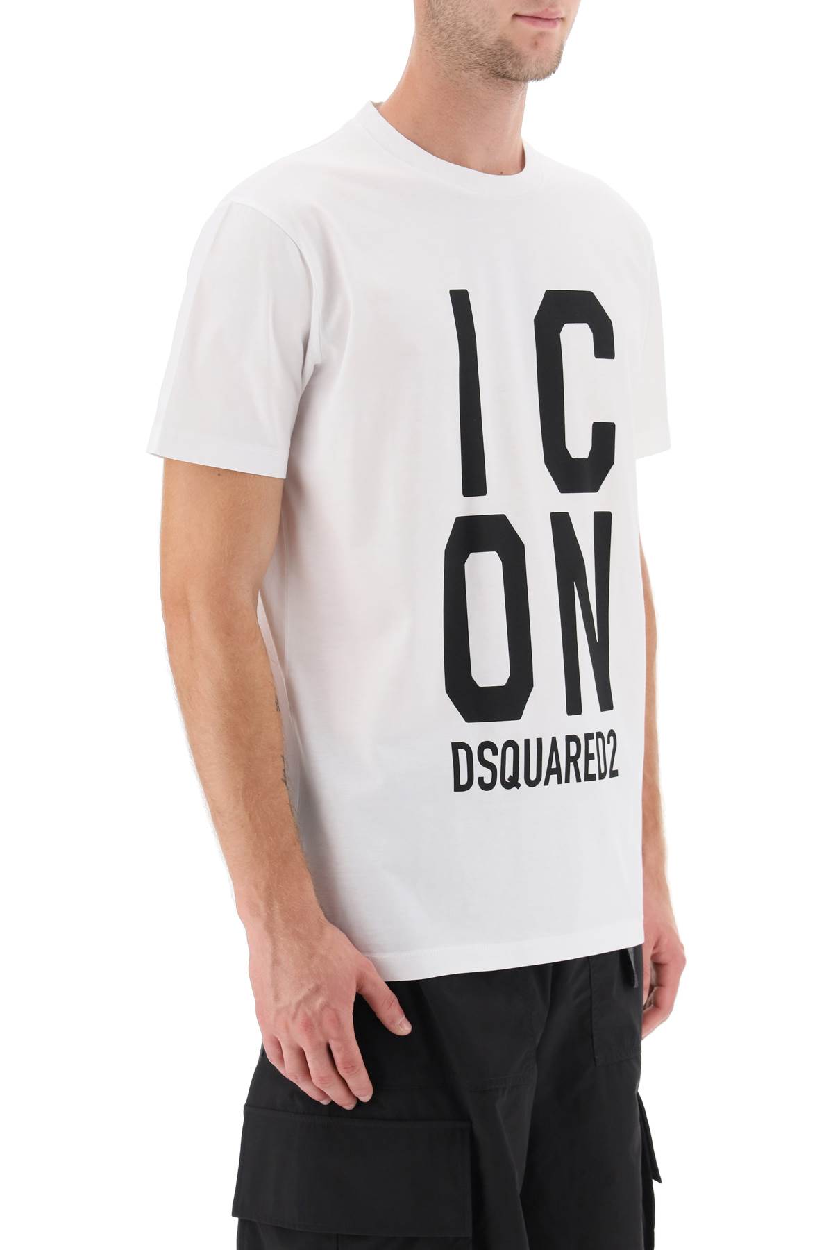 Shop Dsquared2 Icon T-shirt In White (white)