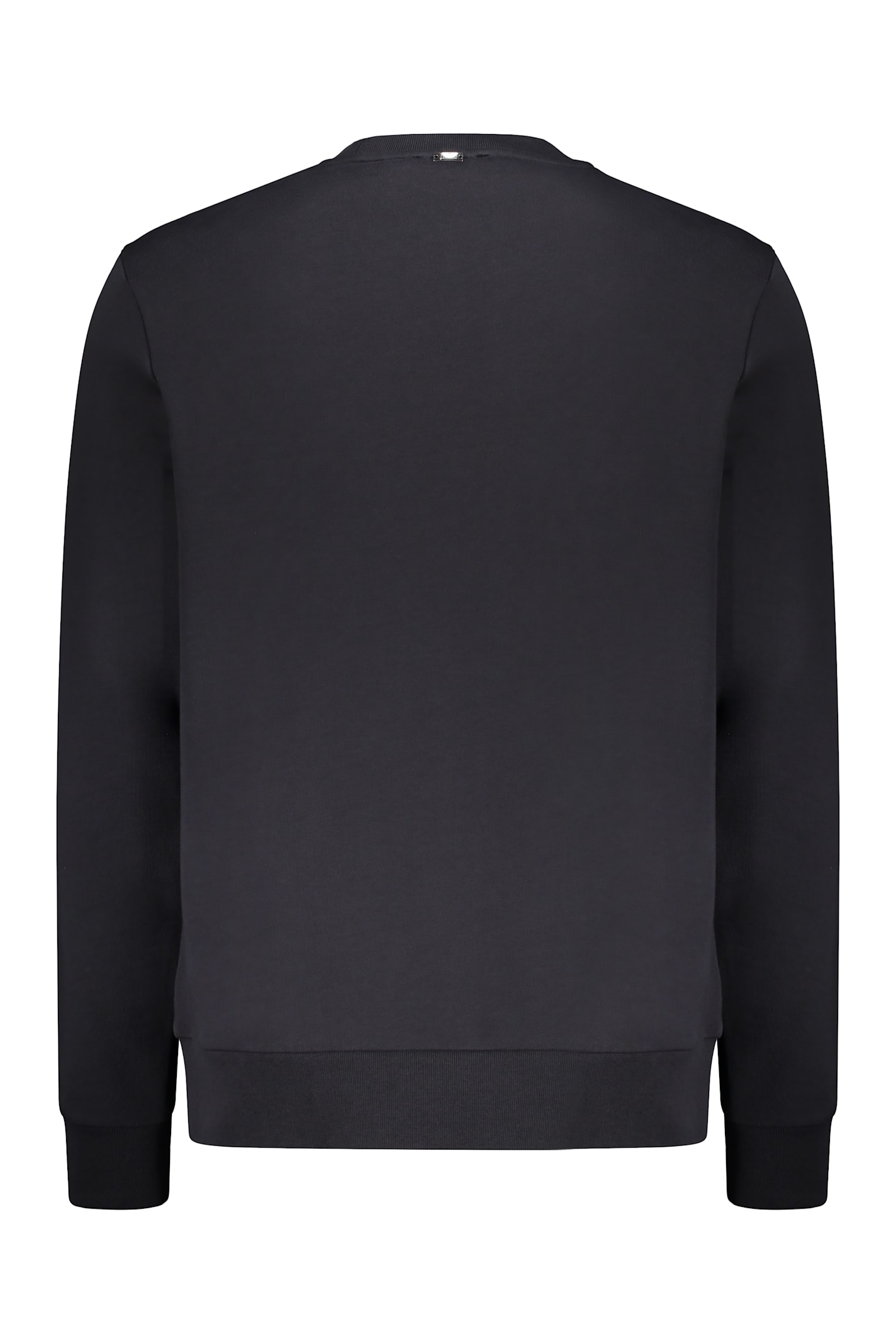 Herno Logo-embroidered Cotton Sweatshirt In Gold