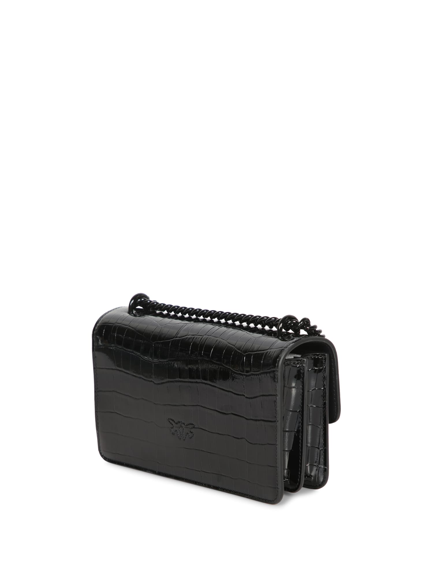 Shop Pinko Love Mini Black Bag