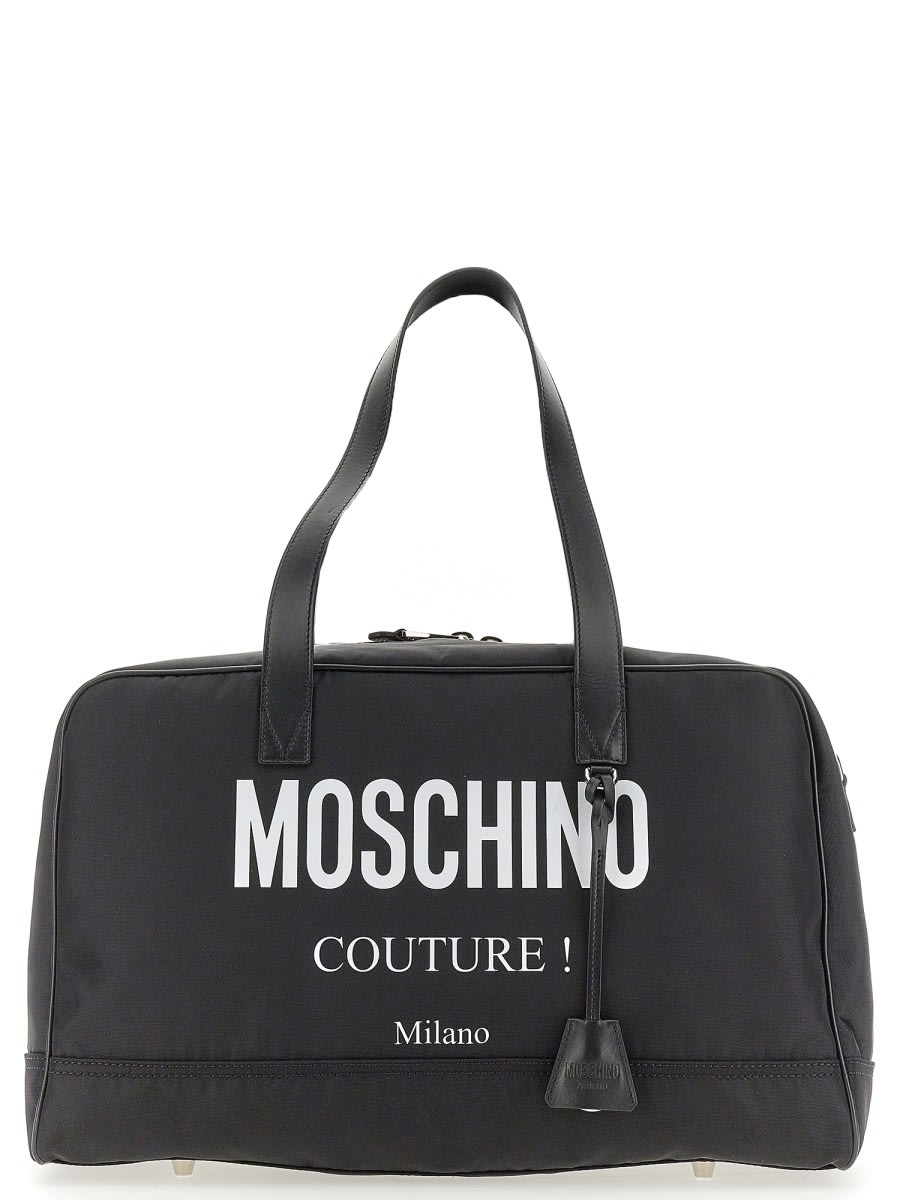 MOSCHINO NYLON TRAVEL BAG 