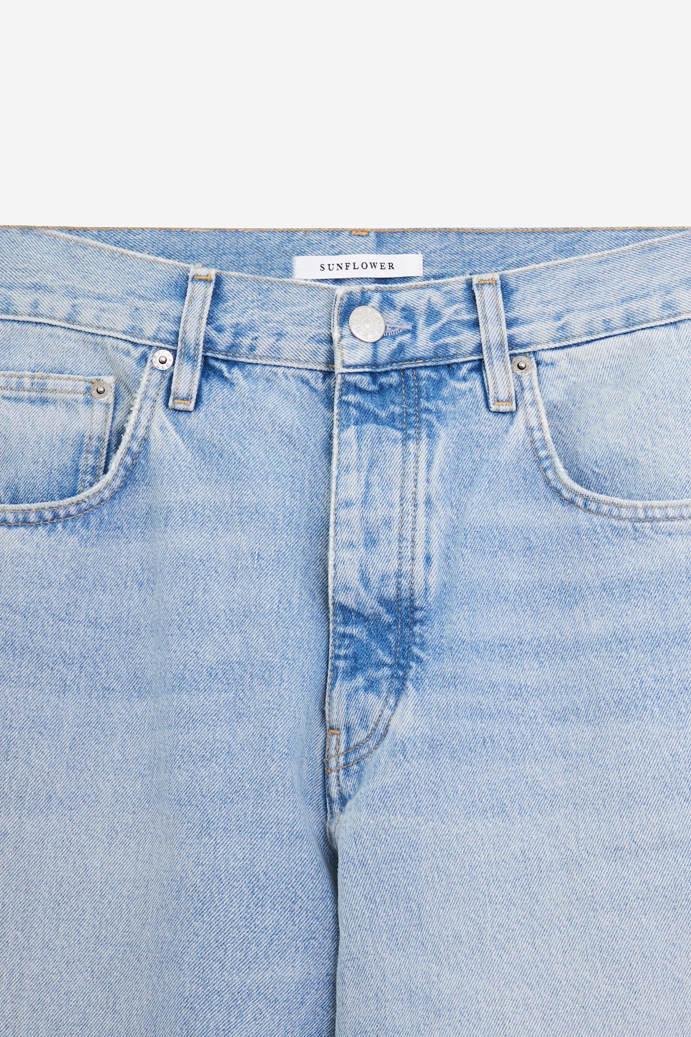 Sunflower Wide Twist Jeans In Blue