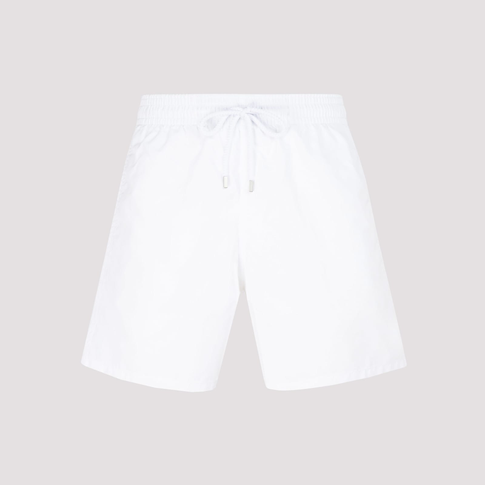 Vilebrequin Plain-coloured Beach Shorts In White