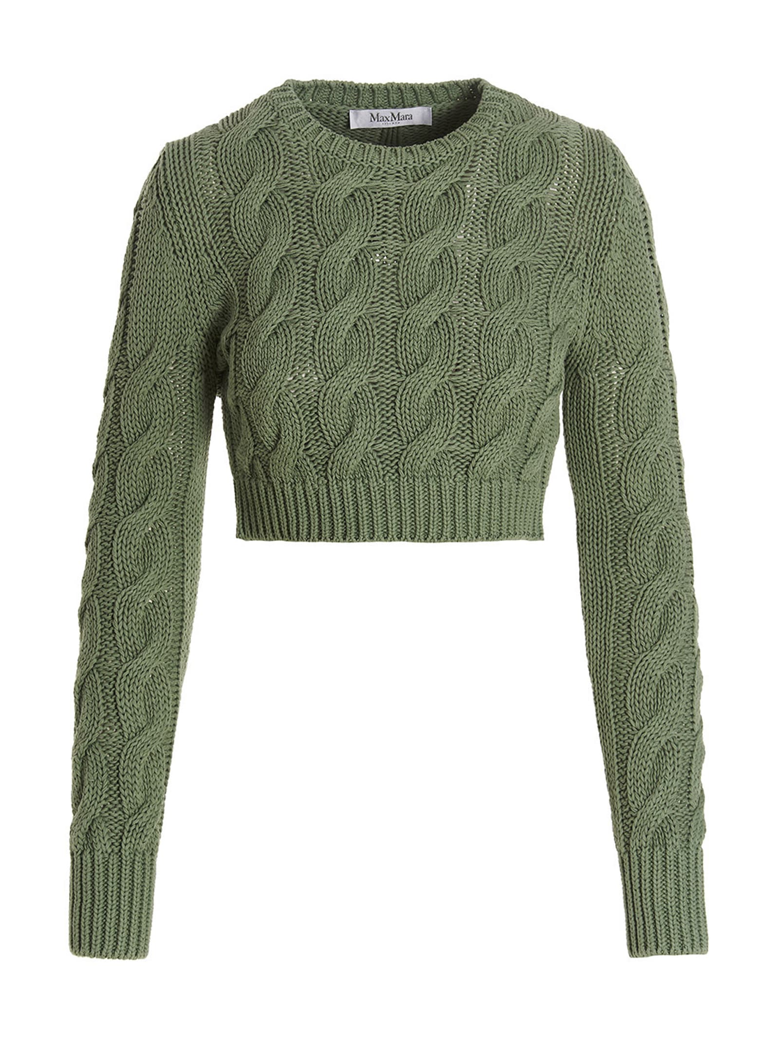 Shop Max Mara Sphinx Sweater In Green