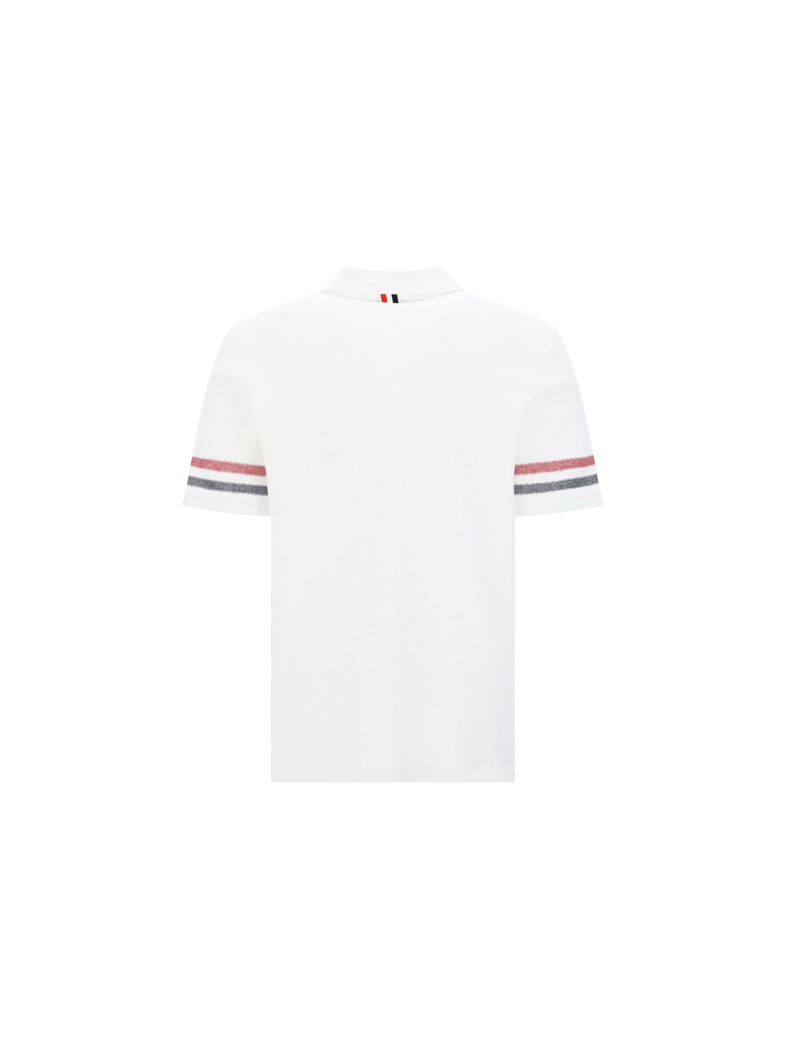 Shop Thom Browne Polo Shirt In White