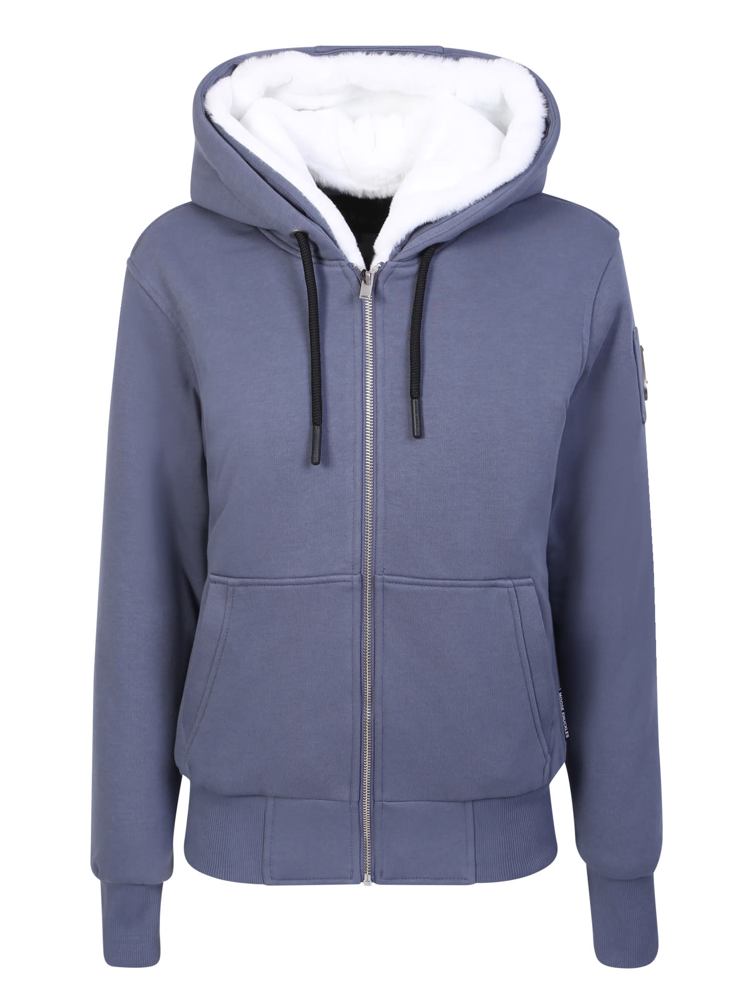 Moose Knuckles Classic Bunny Blue Jacket In Multi