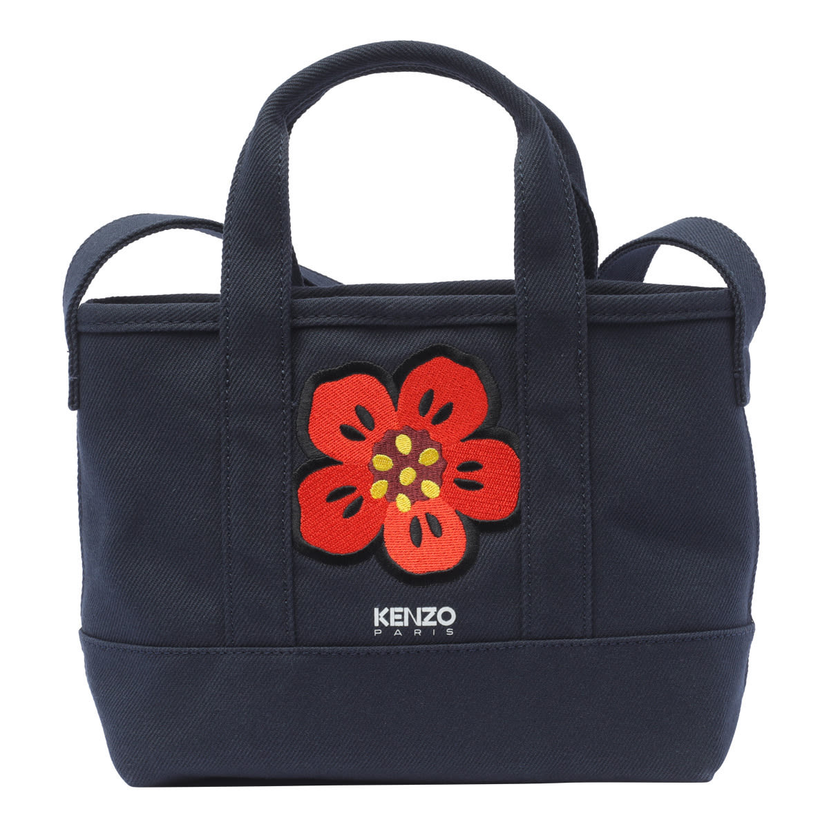 Kenzo Small Boke Flower Tote Bag In Black