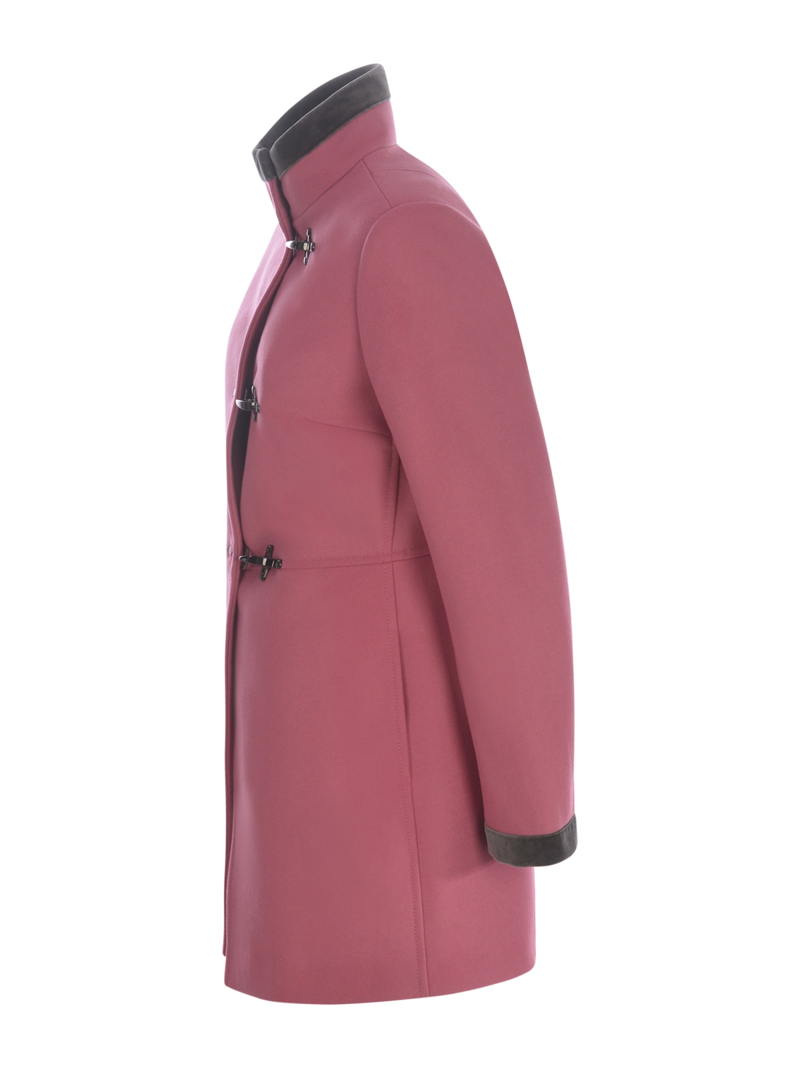 Shop Fay Coat  Virginia In Wool Blend In Rosa
