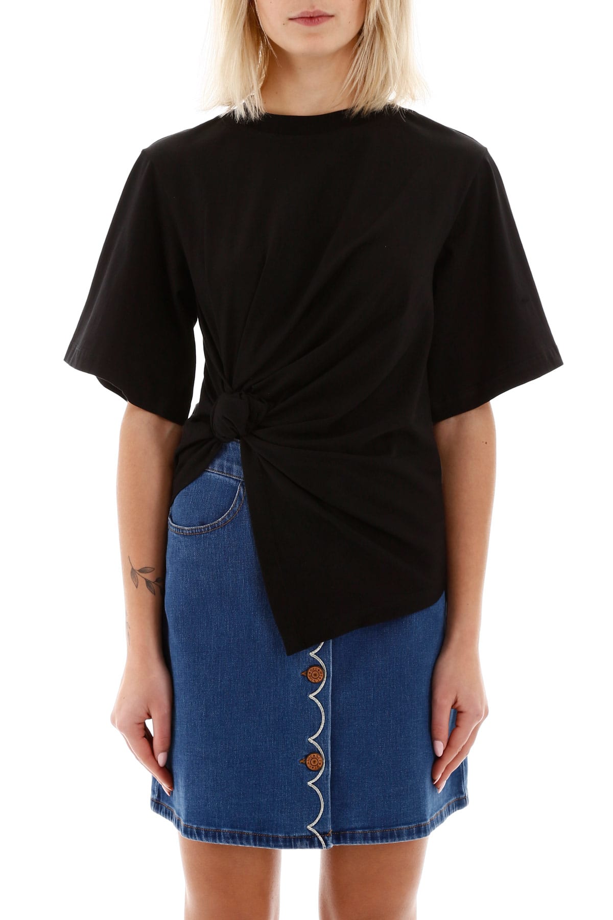 SEE BY CHLOÉ KNOT T-SHIRT,11228823