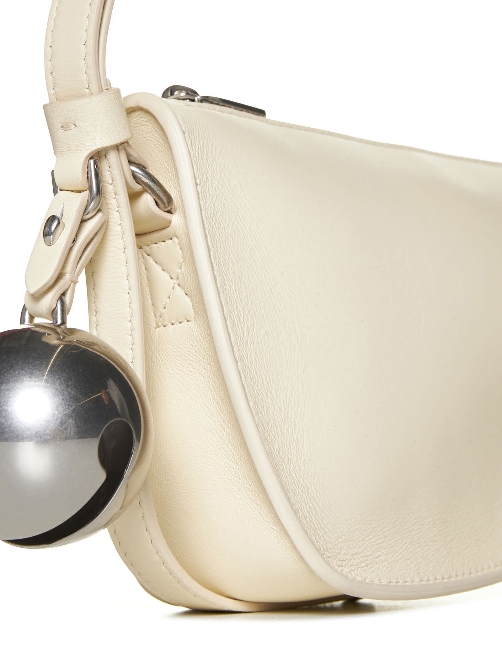 Shop Burberry Shoulder Bag In Pearl