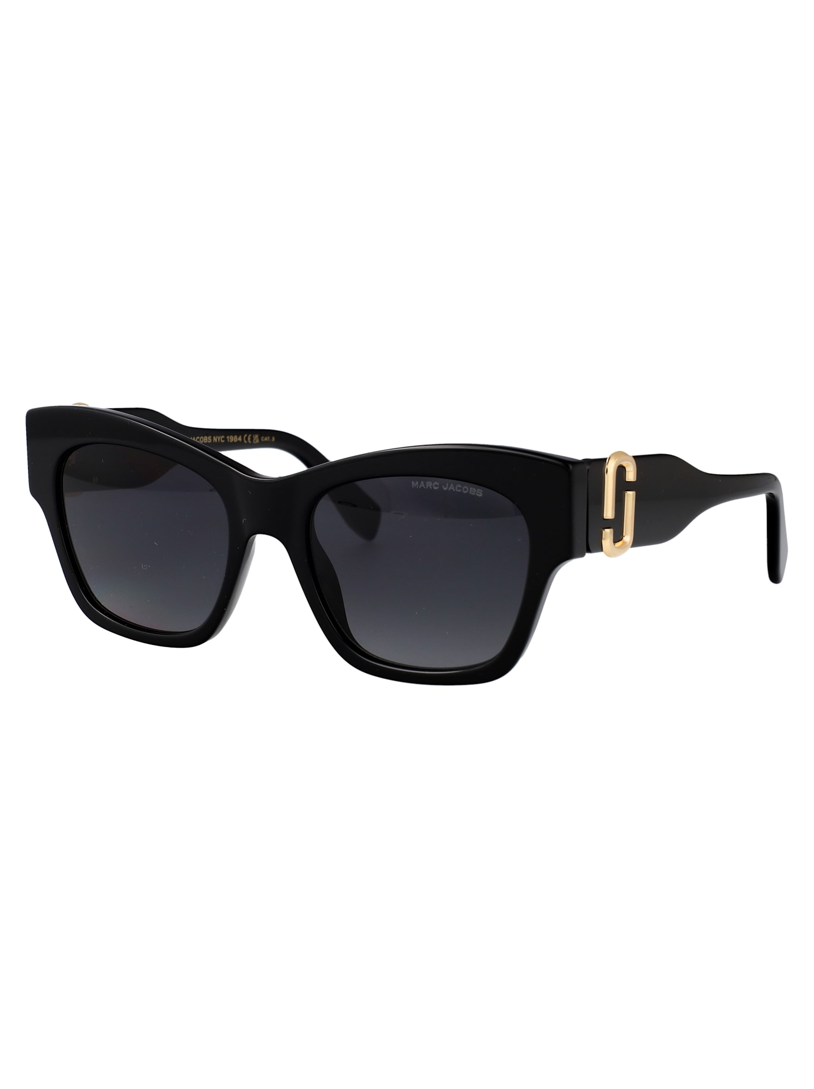 Marc Jacobs Cat-eye Frame Sunglasses In Black