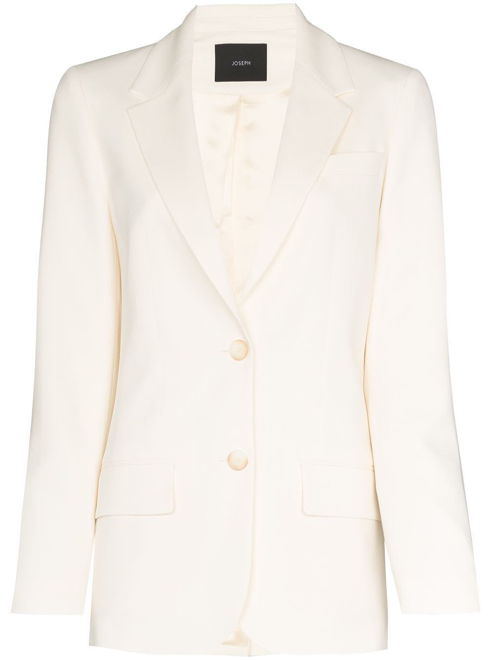 Shop Joseph Jackie Jacket Comfort Cady In Ivory