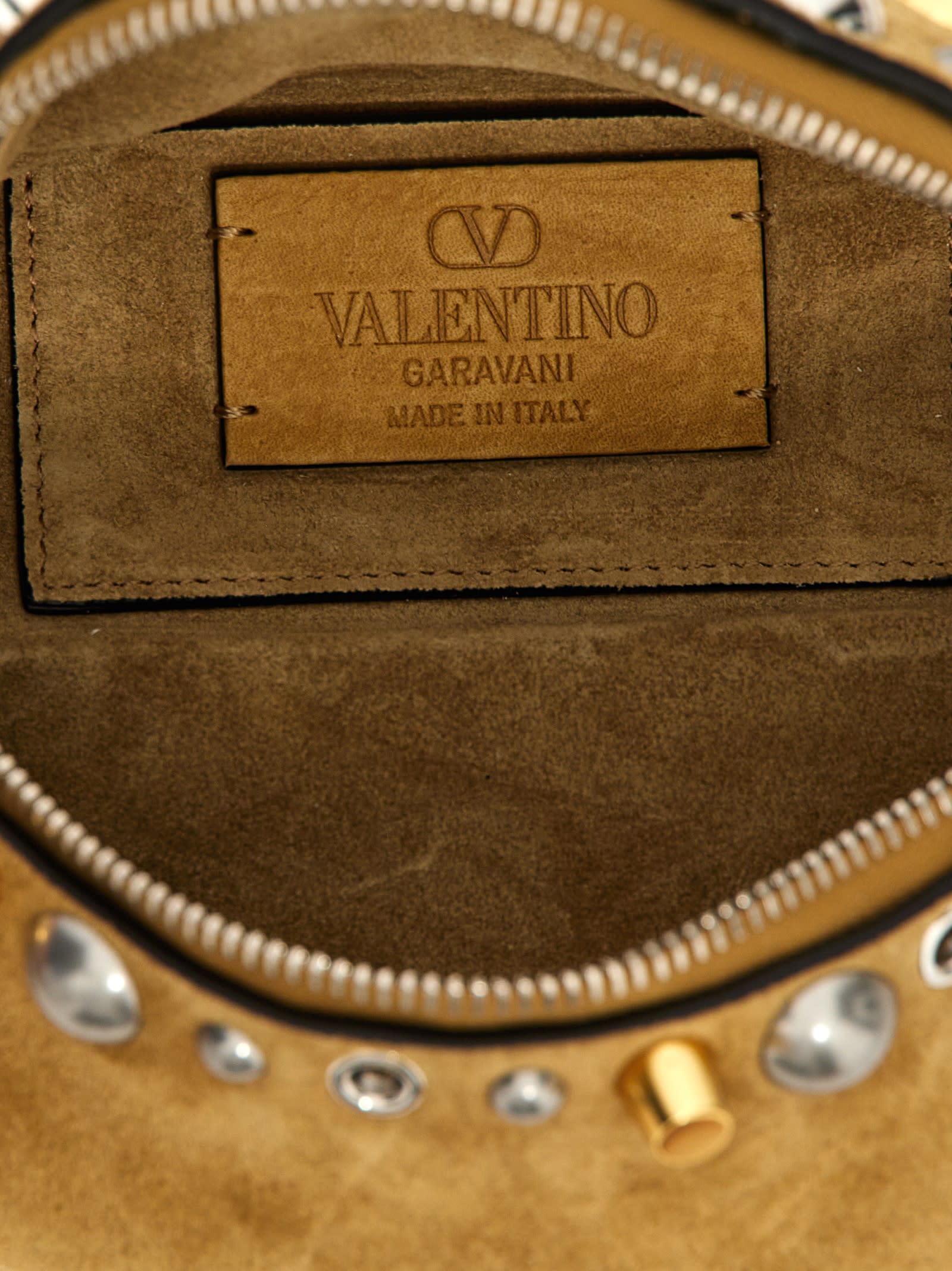 Valentino Garavani Garavani 'nellcôte' Belt Bag In Beige
