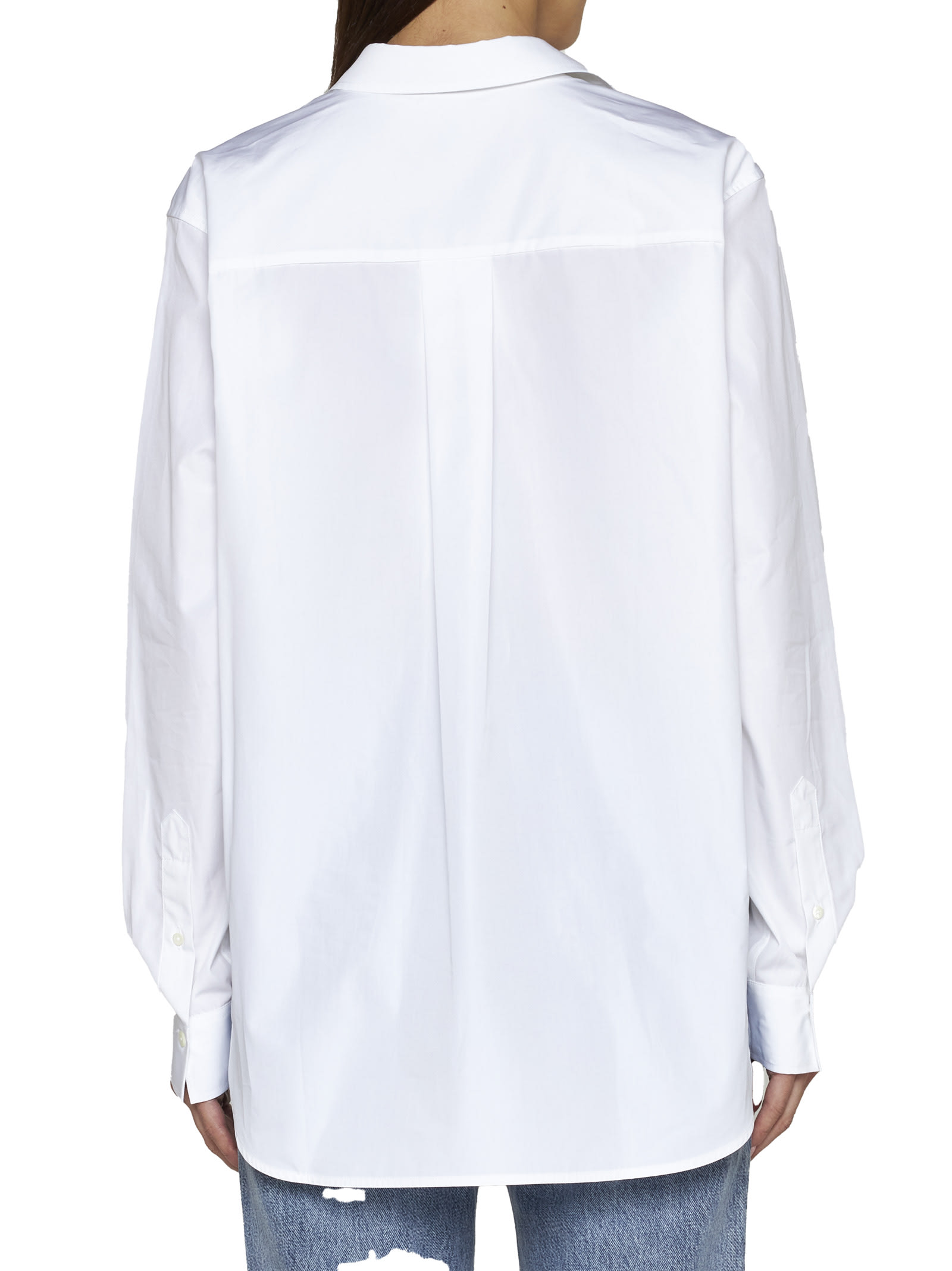 Shop Totême Shirt In Bianco