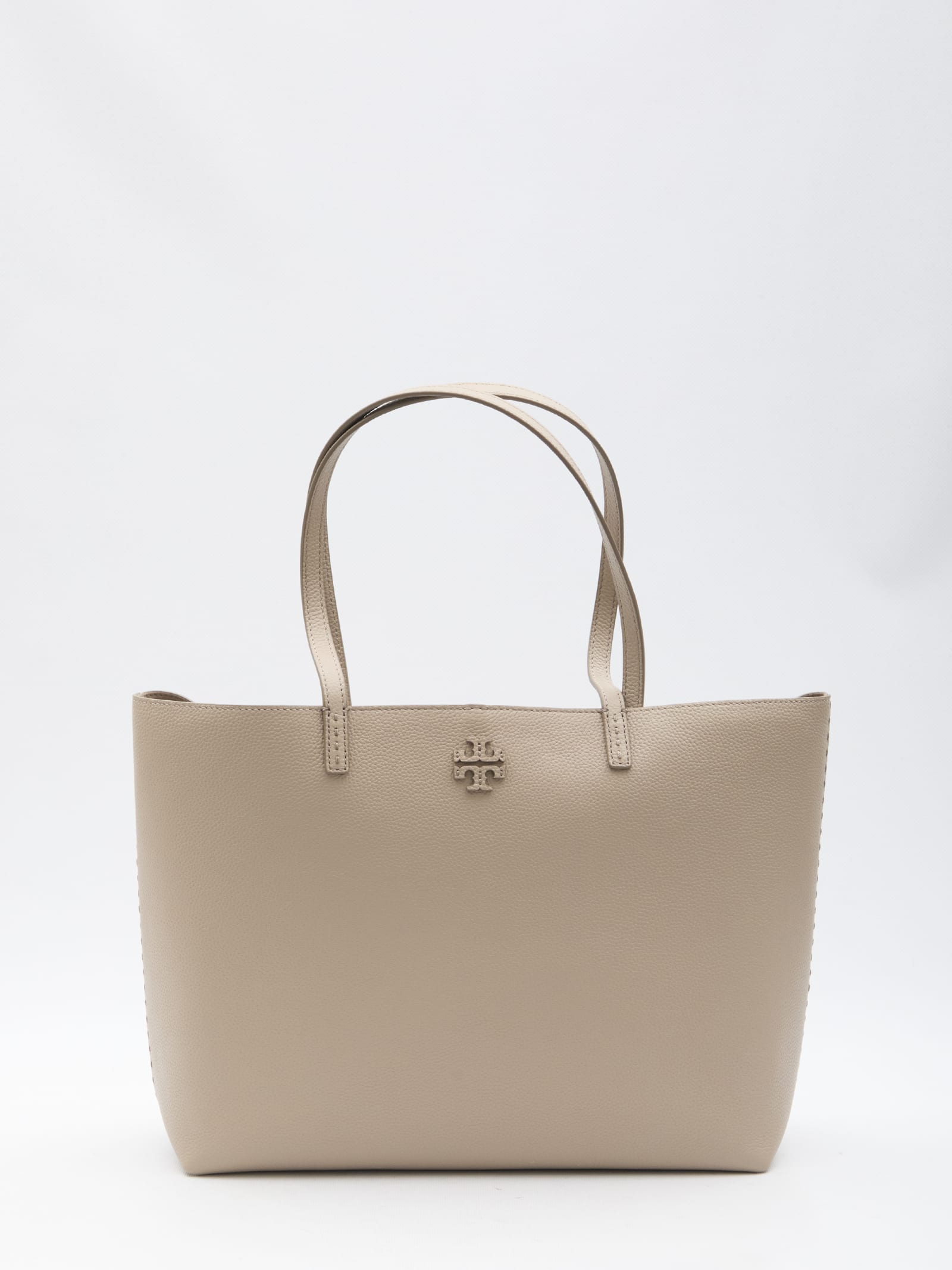 Tory Burch Mcgraw Tote Bag In Neutral