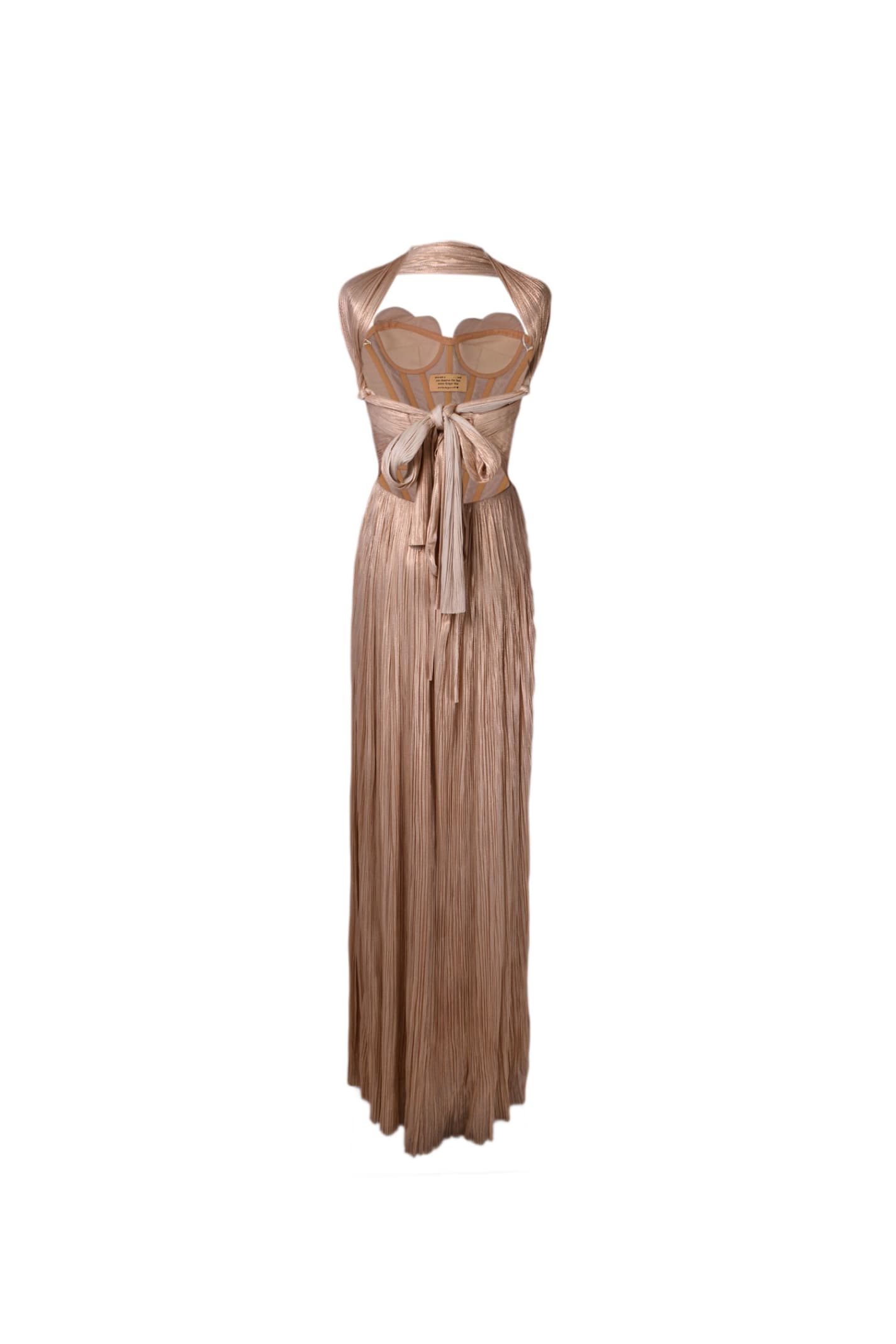 Shop Maria Lucia Hohan Dress In Golden