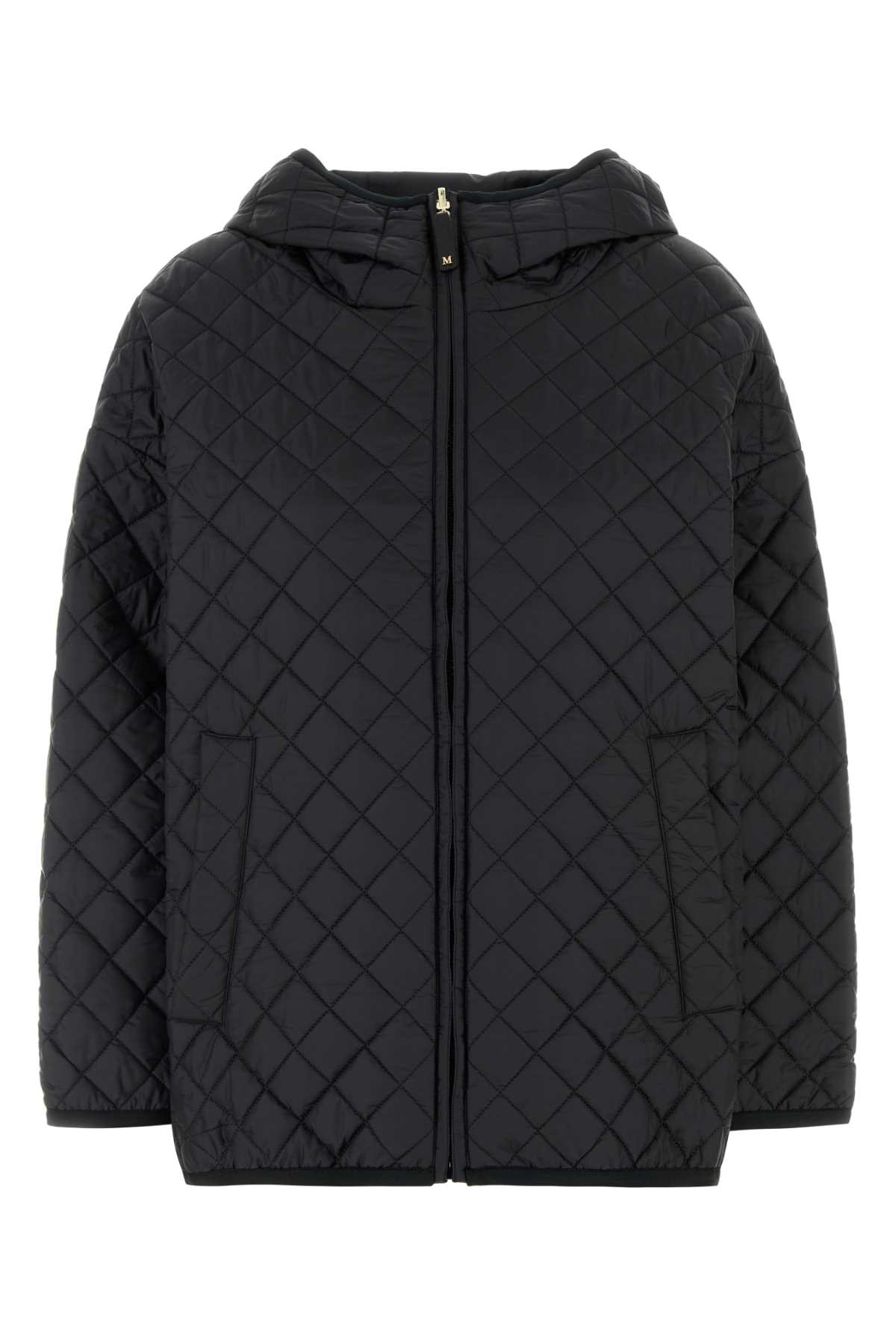 Black Polyester Leo Reversible Jacket