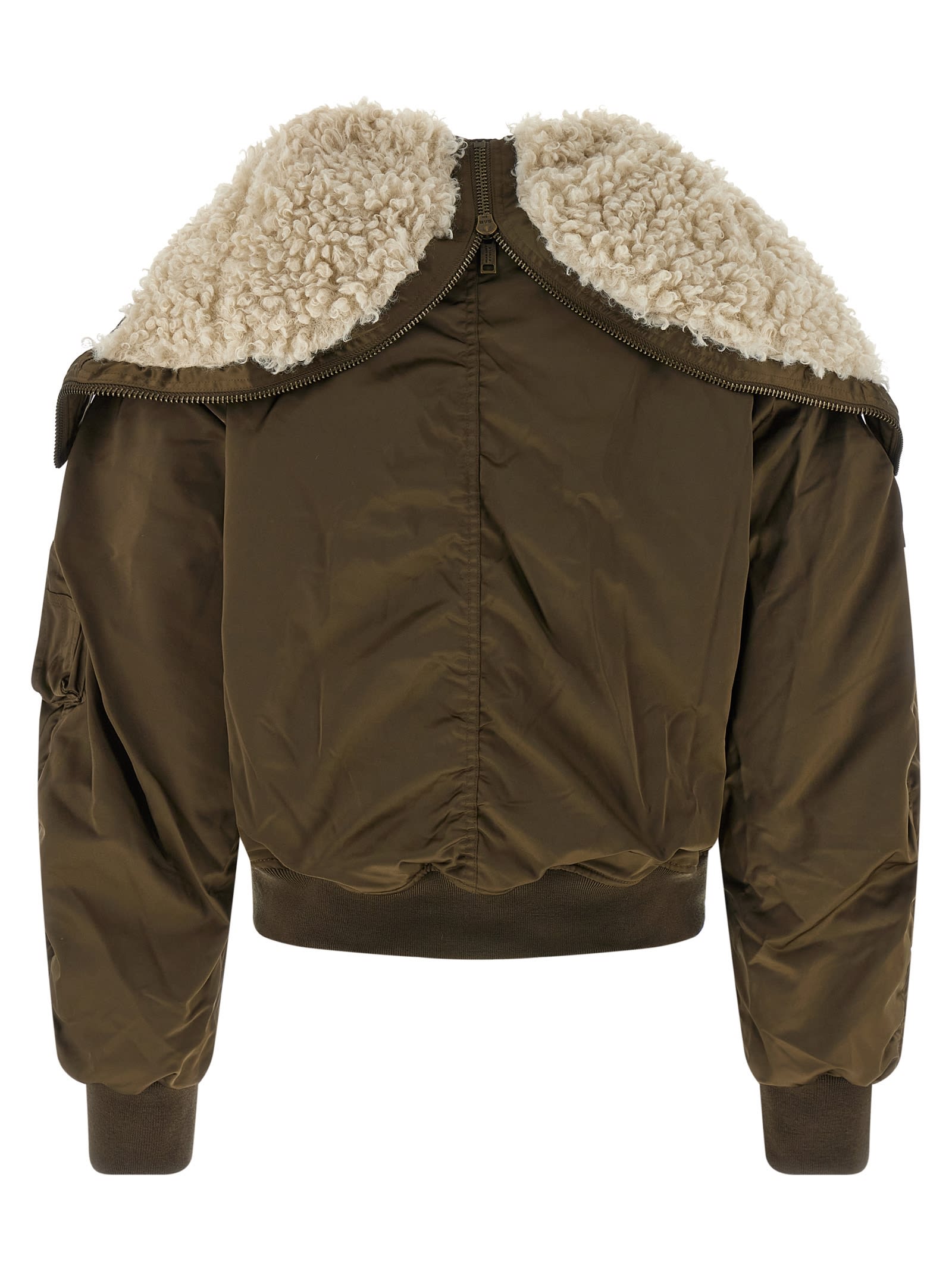 Isabel Marant Étoile Elisa Bomber Jacket In Green