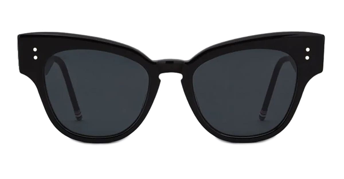 Thom Browne Cateye – Shiny Black Sunglasses