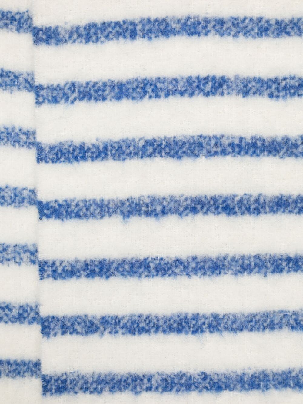 Shop Jean Paul Gaultier Mohair Scarf Mariniere In White Blue