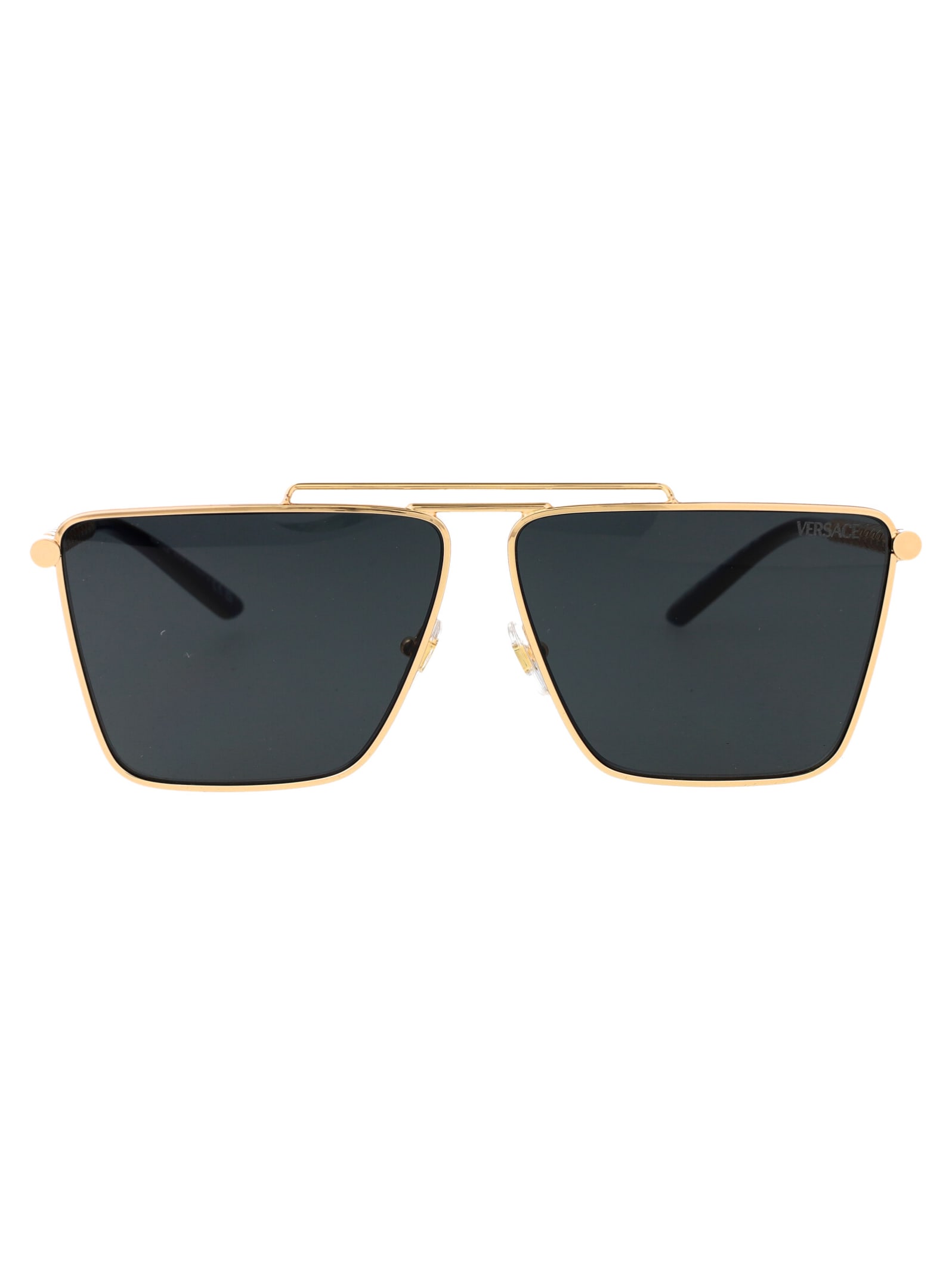 Shop Versace 0ve2266 Sunglasses In 100287 Gold