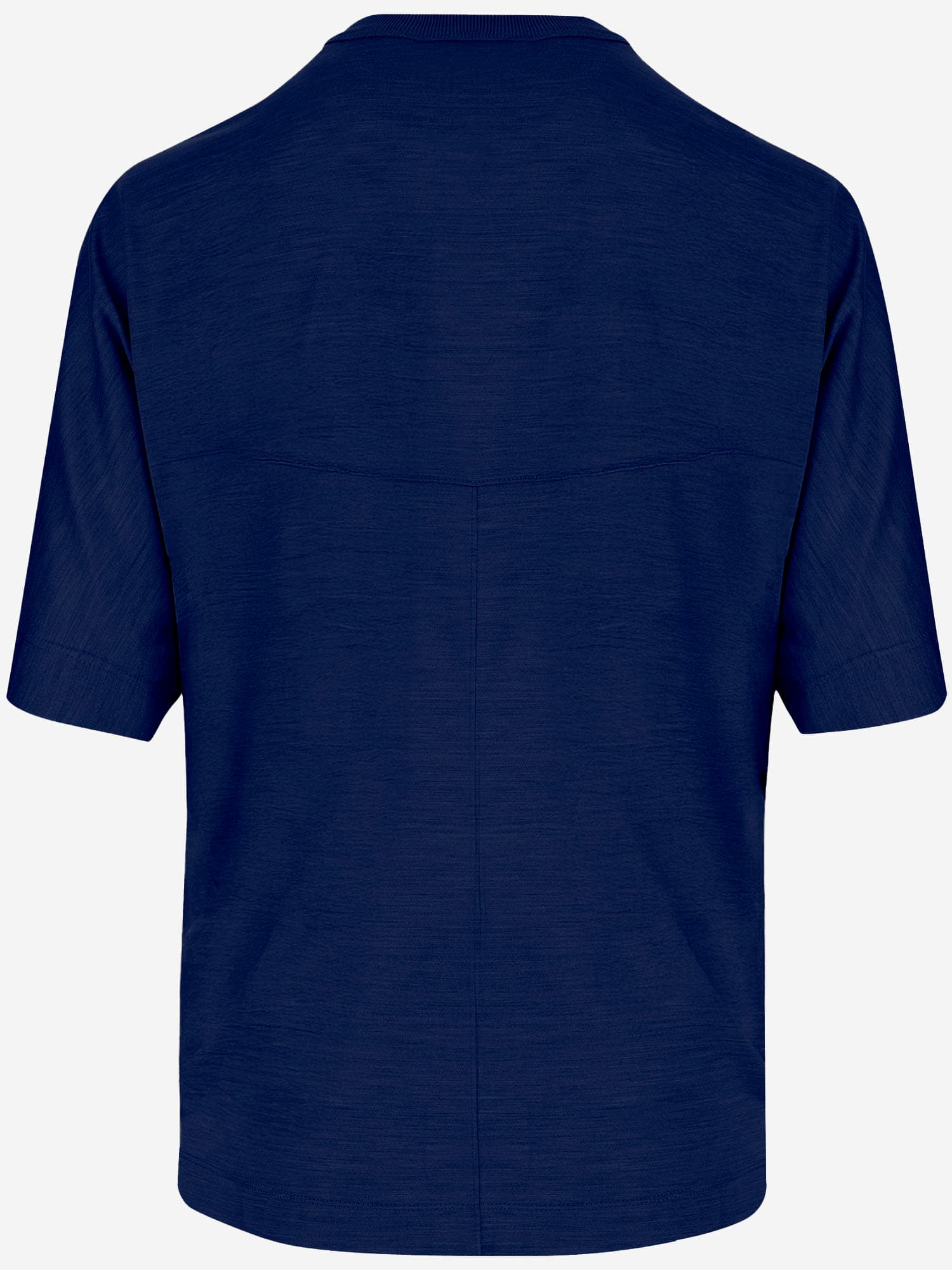 Carven Silk T-shirt In Blue