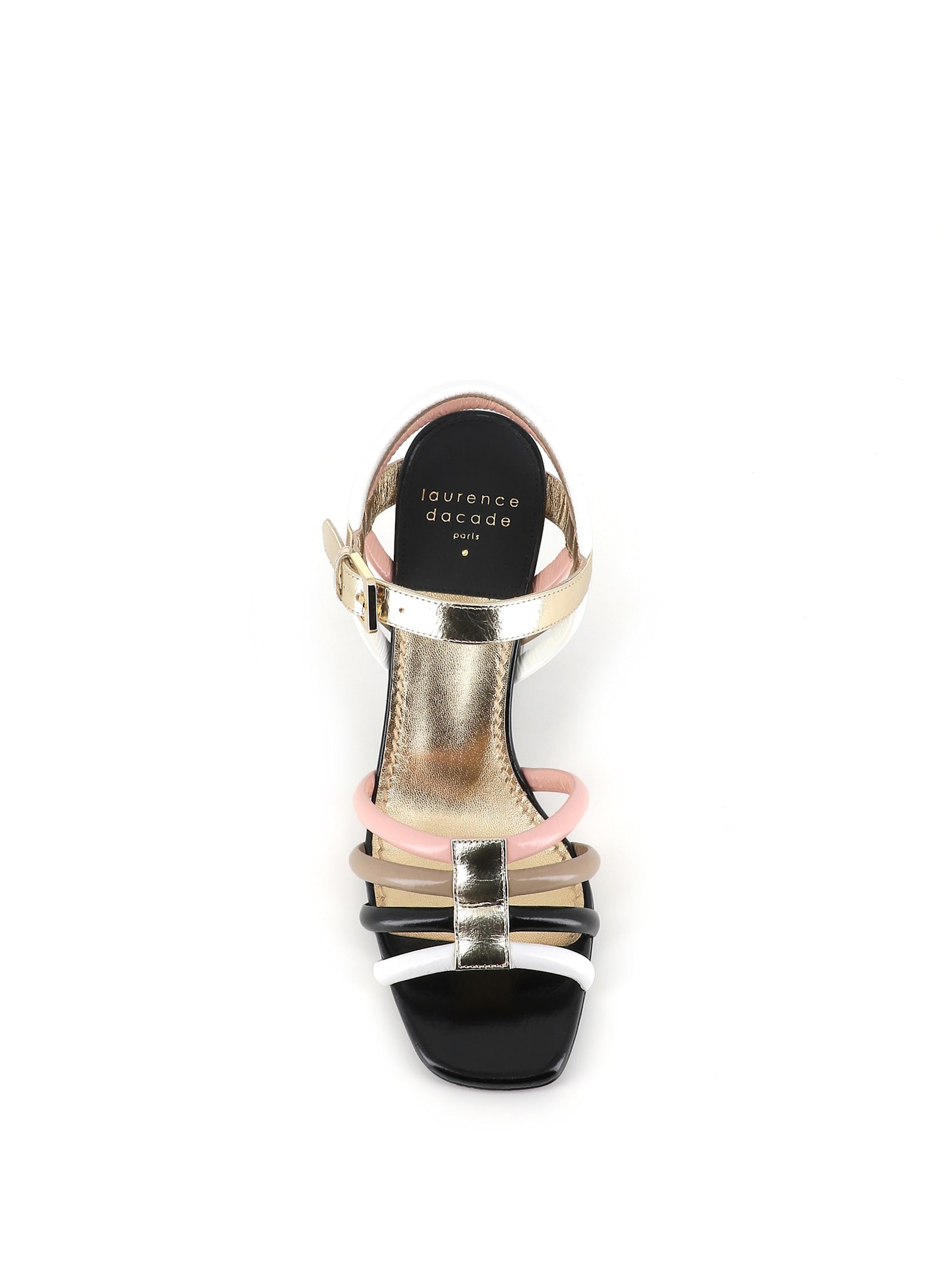 Laurence Dacade Sandal Camila In Nero/multicolor