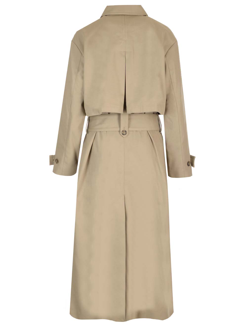 Shop Apc Louise Long Trench Coat In Aae Maestic