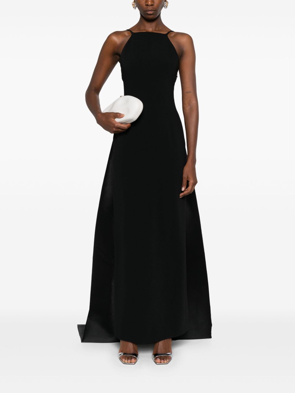 Solace London Ulla Maxi Dress In Black