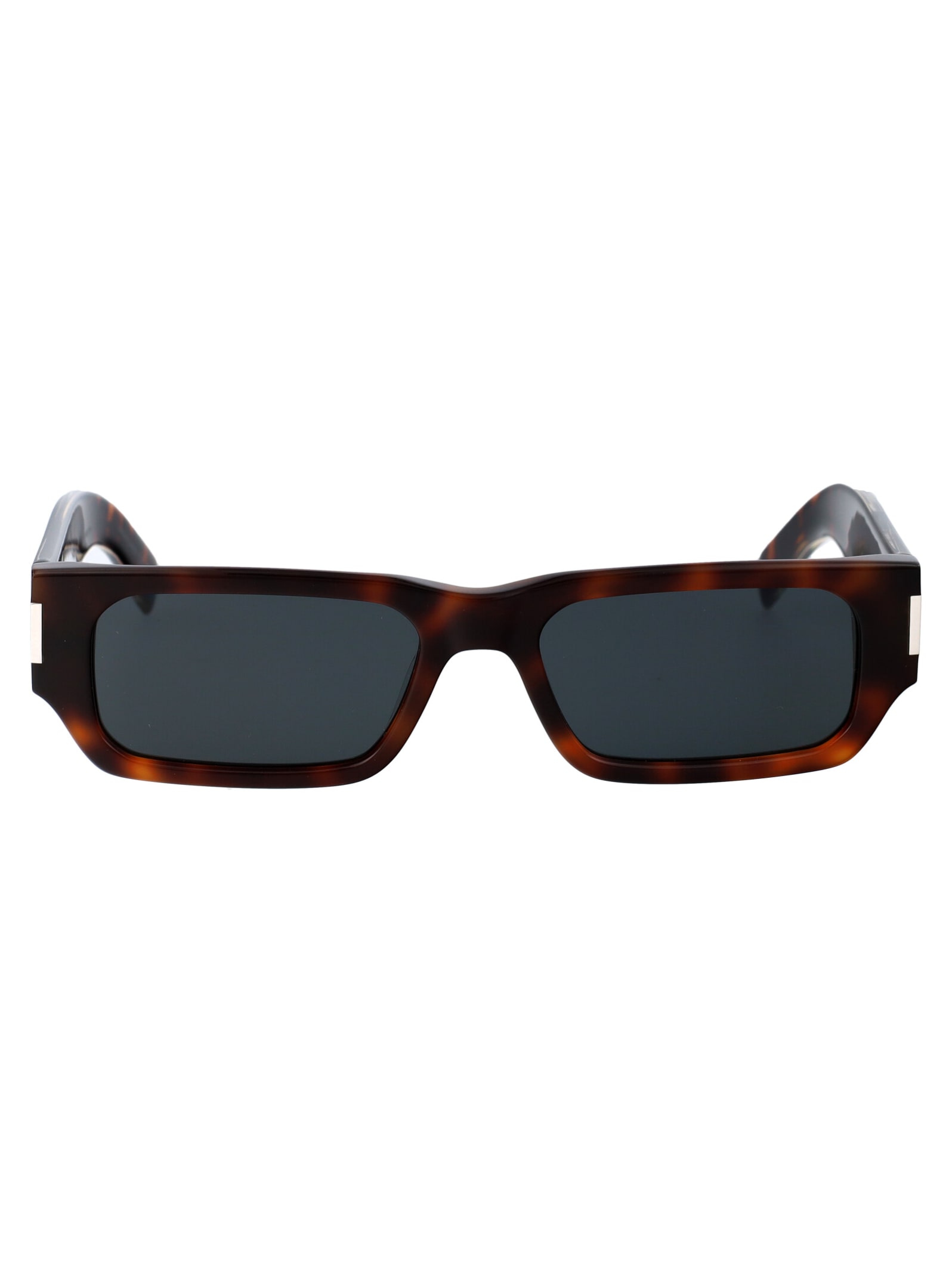 Saint Laurent Sl 660 Sunglasses In 002 Havana Crystal Black