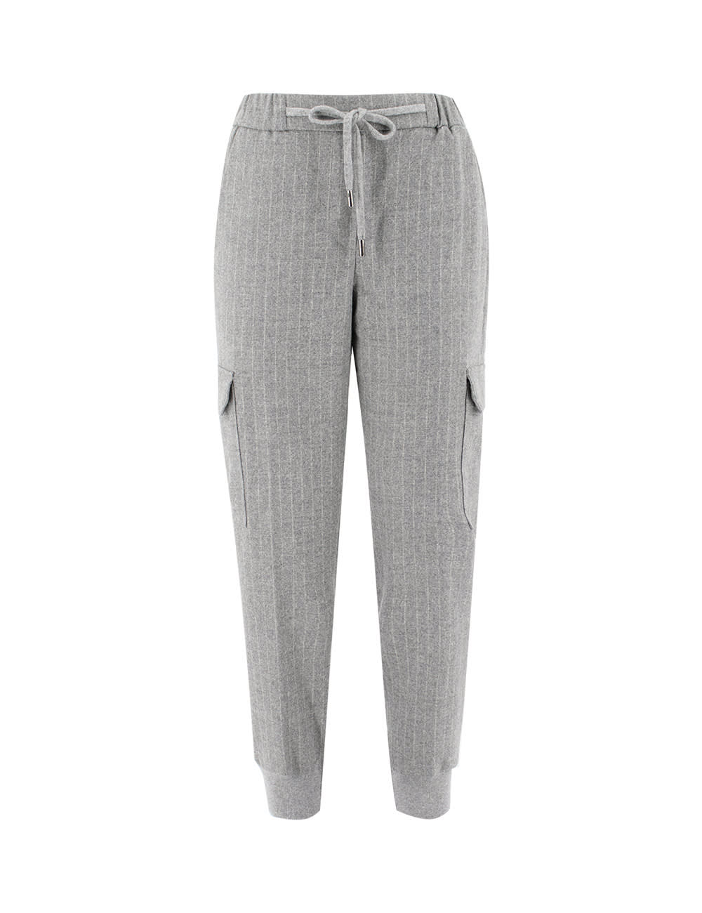 Peserico Trousers In Grigio Palladio