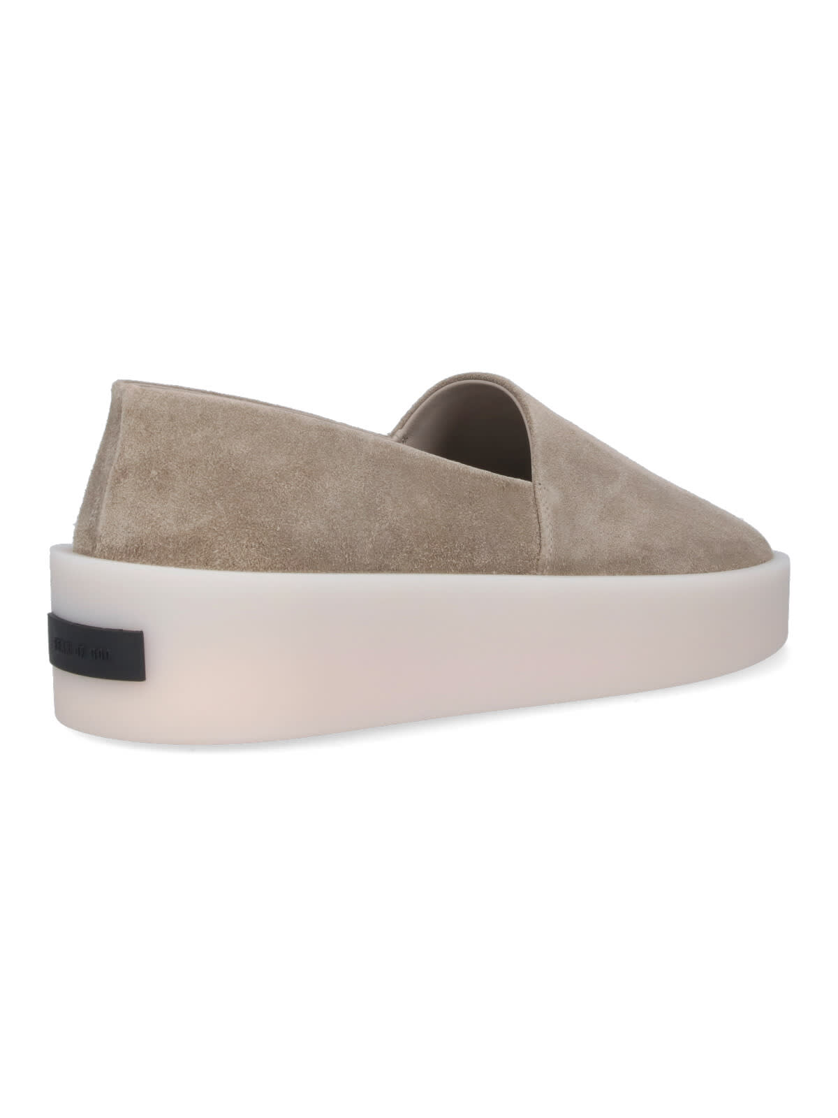 Shop Fear Of God Suede Espadrilles In Taupe