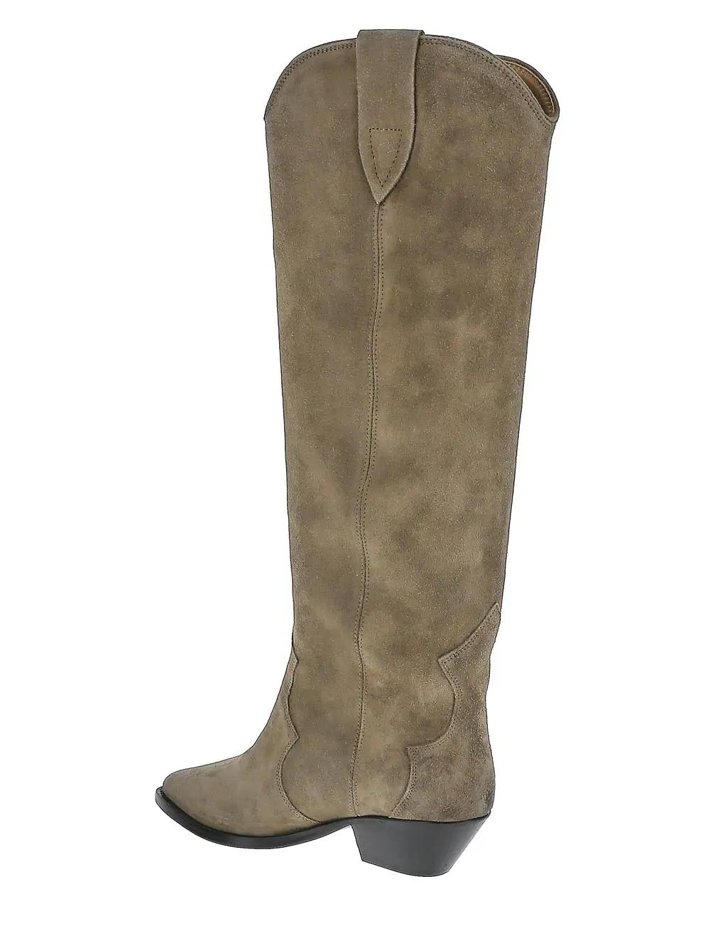 Shop Isabel Marant Denvee Boots In Taupe