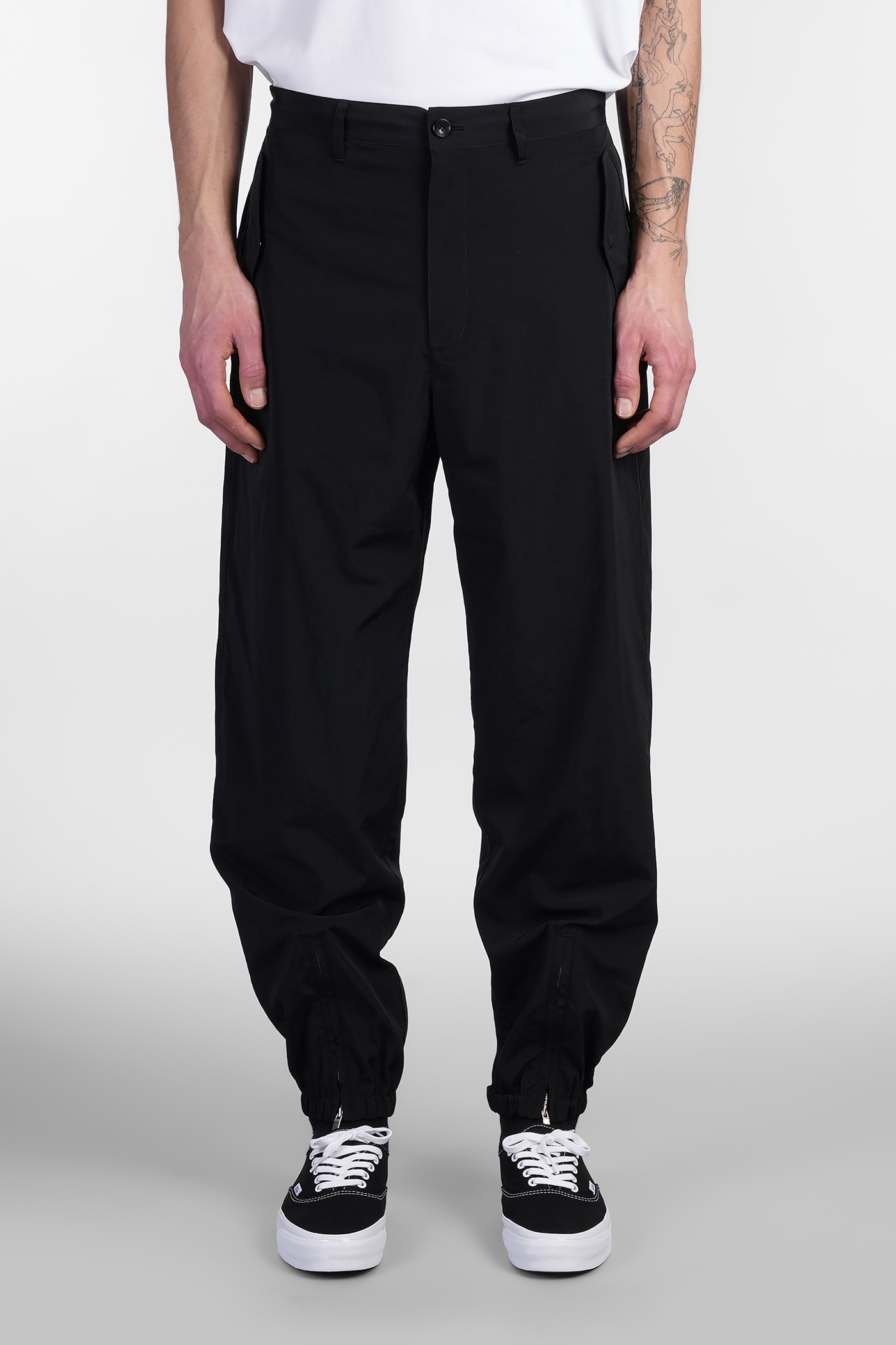 Pants In Black Nylon