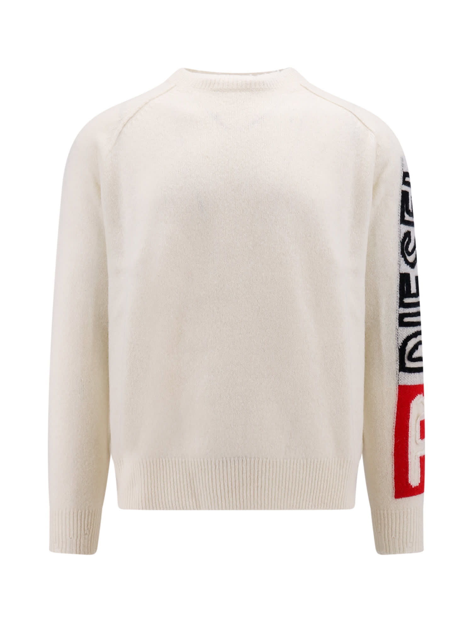Shop Diesel Sweater In White