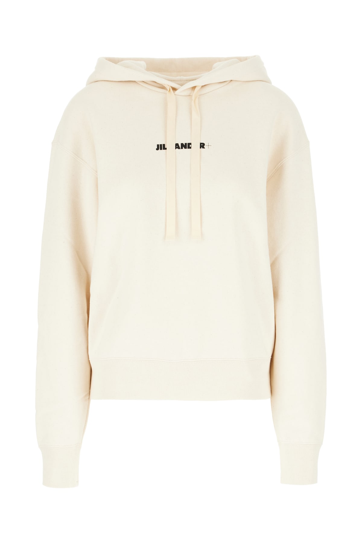 Jil Sander Ivory Cotton Oversize Sweatshirt In Dune