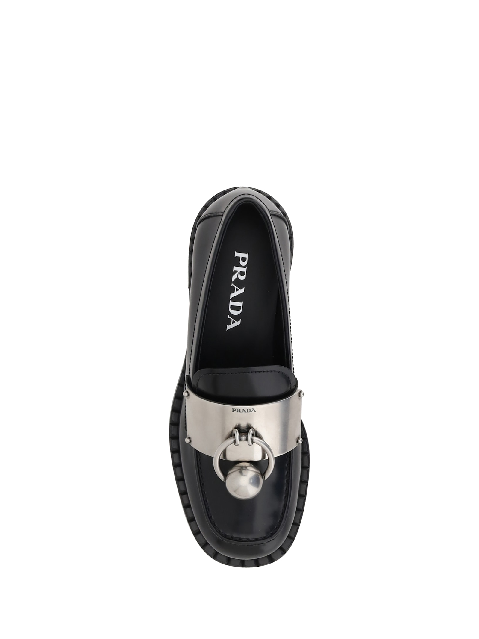 PRADA LEATHER LOAFERS